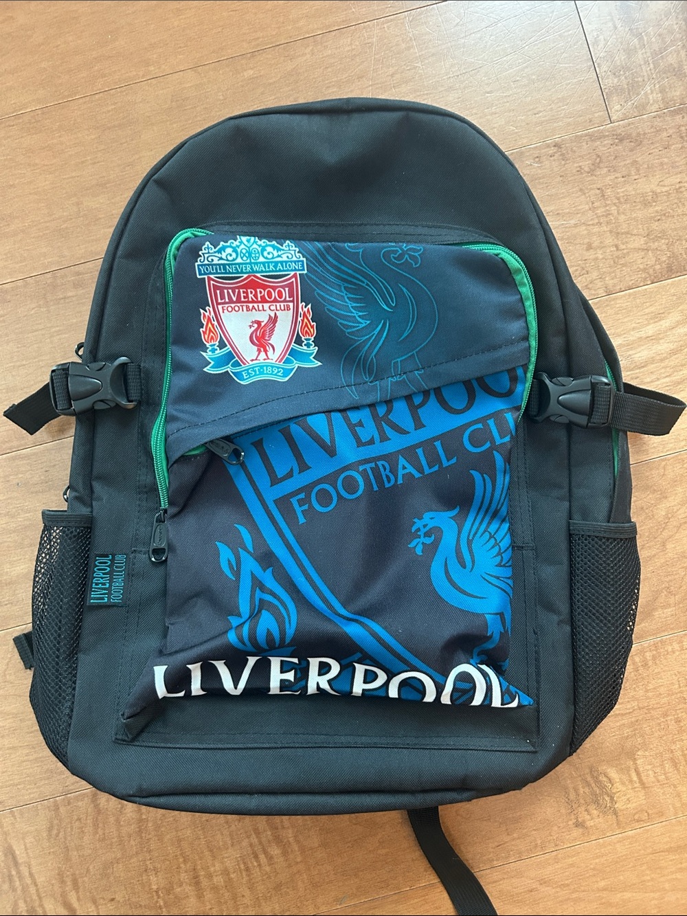 Black & Blue Liverpool Football Club (Soccer) Backpack